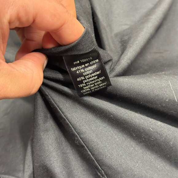John Varvatos USA Lamb Skin Leather Jacket Black XL - Picture 10 of 10